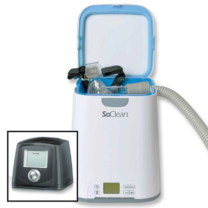 Picture of SoClean 2 CPAP Cleaner and Sanitizing Machine with Fisher & Paykel Icon Heated Hose Adapter