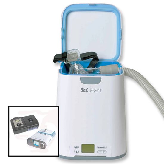 Picture of SoClean 2 CPAP Cleaner and Sanitizing Machine with Respironics Heated Hose Adapter