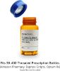 Picture of TimerCap Automatically Displays Time Since Last Opened - Built-in Stopwatch Smart Pill Bottle Cap Medication Reminder Case (Qty 2-4.0 oz Amber Bottles) CRC