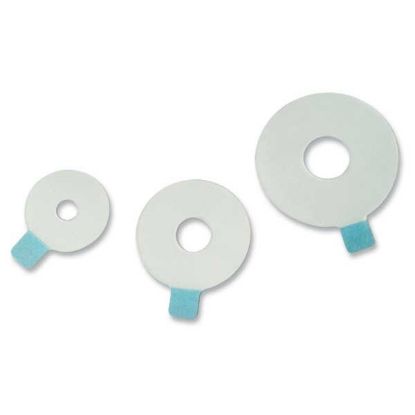 Picture of Adhesive Disk Electrode Washer with Tab, 8mm ID x 22mm OD, 500 pack