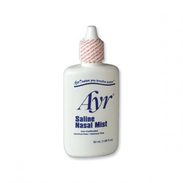 saline solution nasal spray